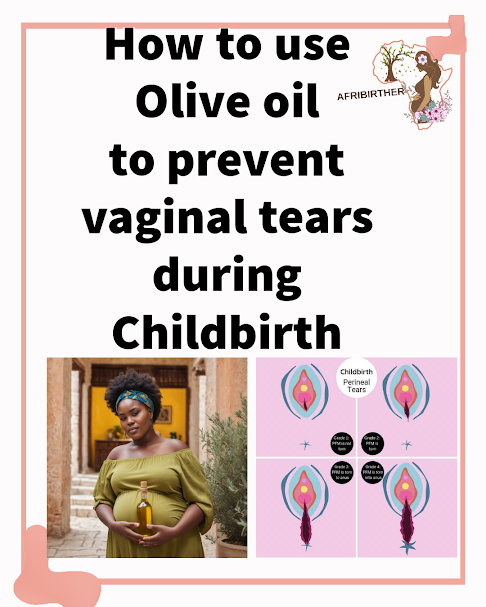 olive oil for vaginal tears