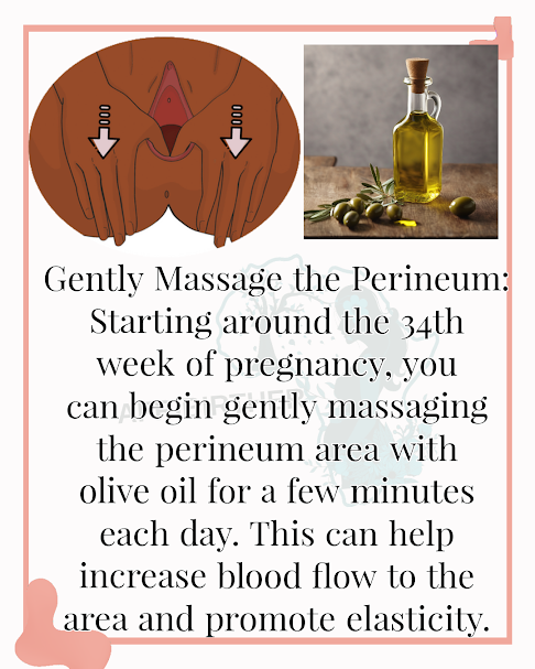 vaginal massage with olive oil